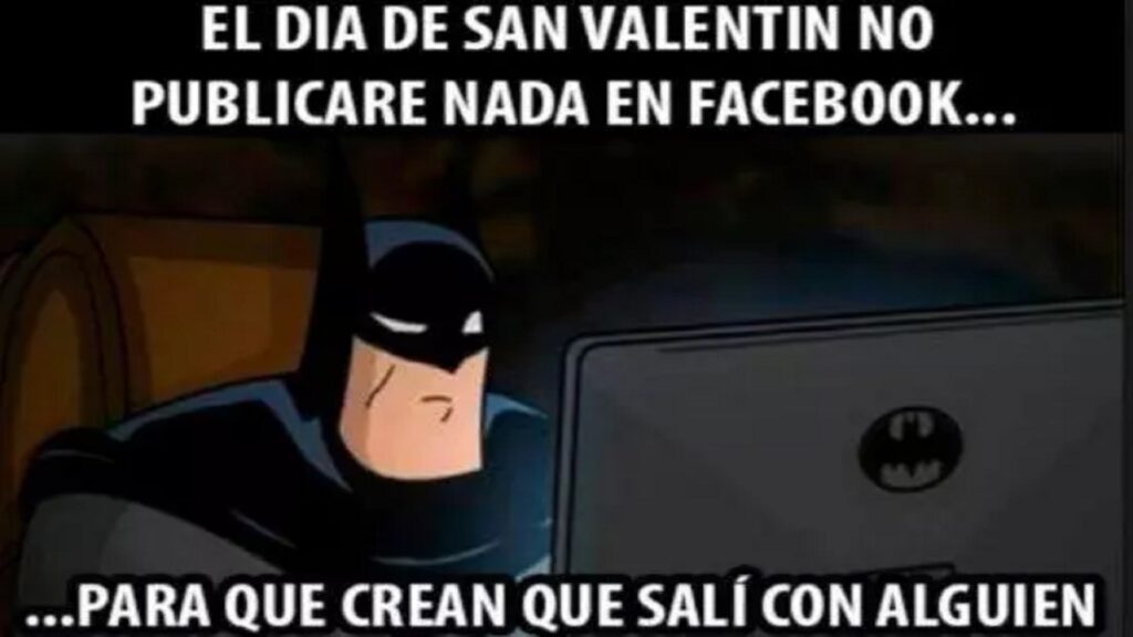 Meme de Batman y San Valentín