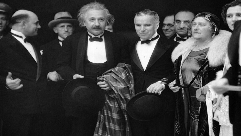 Albert Einstein y Charles Chaplin
